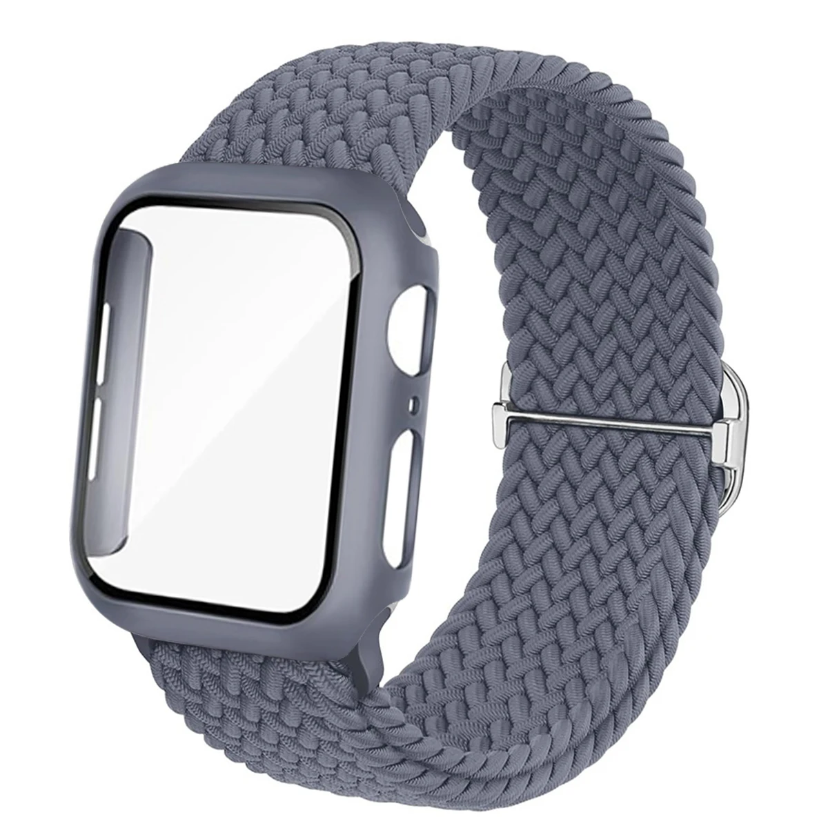 ตัวเลือกสินค้า สายนาฬิกาไนลอนระบายอากาศ+เคสป้องกันสำหรับ Apple Watch
