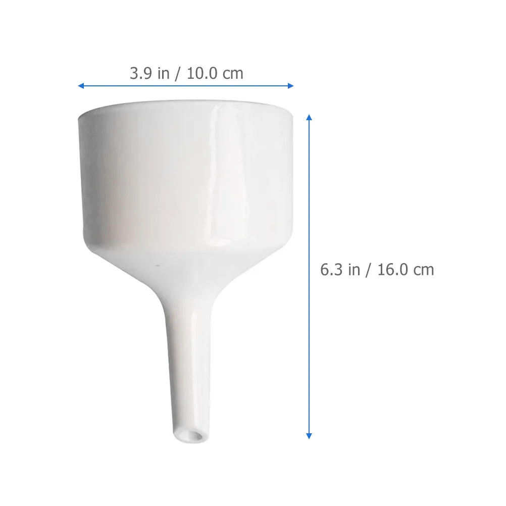 튼튼한 흰색 세라믹 부흐너 깔때기 실험실 여과 도구, 과학 시연, 학생 실험실, 화학 교육용