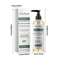 Huile corporelle raffermissante au collagène, hydratation en profondeur, raffermissante pour bras, ventre et extrait de graisse, huile essentielle de Massage pour la peau du corps entier, 100ml 6