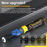 Chicnod AAA Rechargeable Battery 1.5V 814mWh USB Type-C Li-ion Battery Built-in Charging Port Long Lasting Battery Pack 2