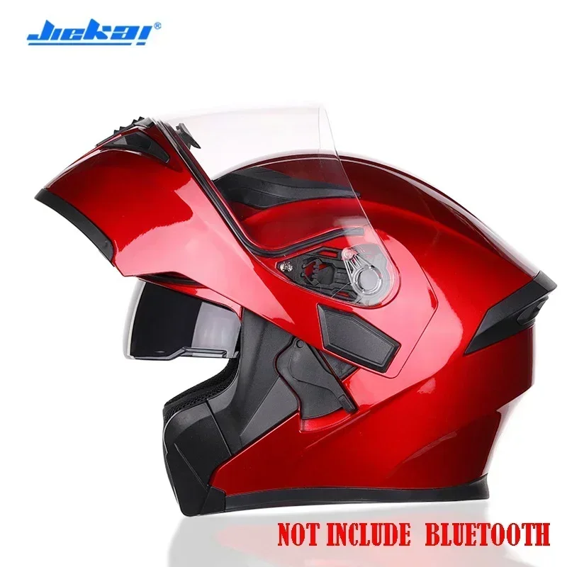 Motorcycle Bluetooth Helmets,Full Face Flip Up Dual Visors Modular Helmets,DOT Approved Helmet,Men And Women Motorbike Helmets (13, XL=(61~62CM - View #10