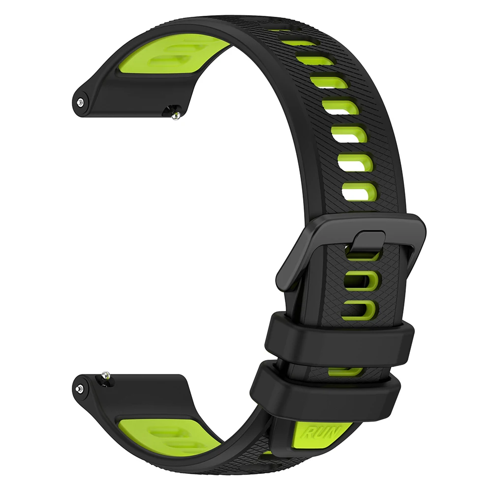 Enhanced Soft Rubber Sports Strap | Premium Replacement Bracelet, 20mm/22mm