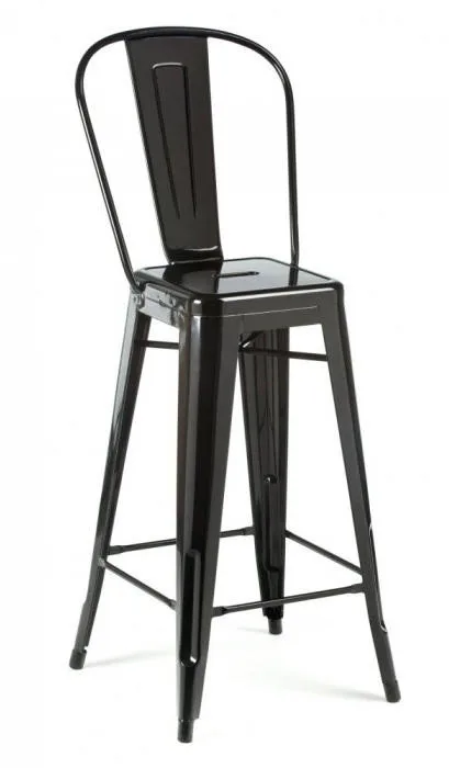 TOL HI kitchen stool steel black x4 uds |