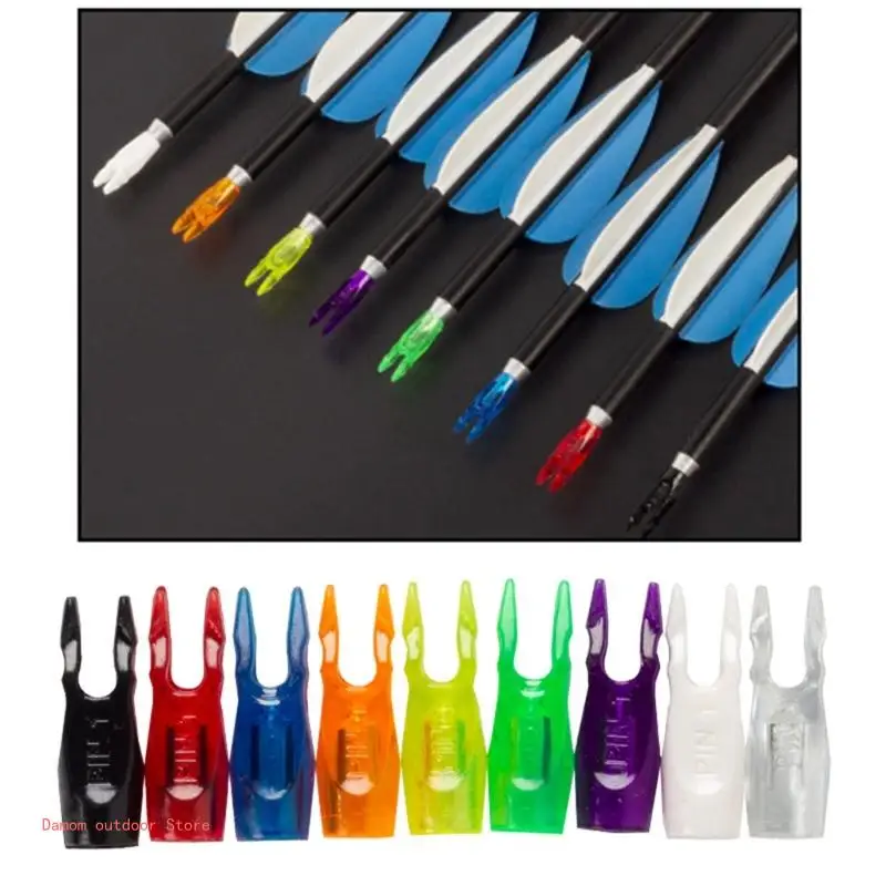 20Pcs Tail Colorful Plastic Nock Insert Tail Insert Nock for Arrow Speed archery arrow nocks