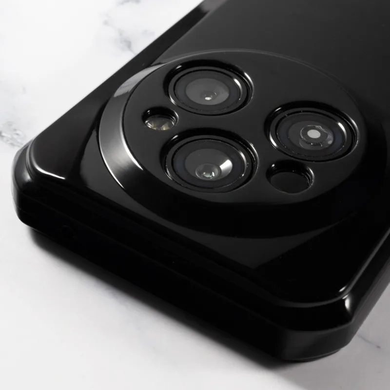 ZXLZKQ Custodia per Oukitel WP15 (6.52 Pollice), Nero Morbida Silicone
