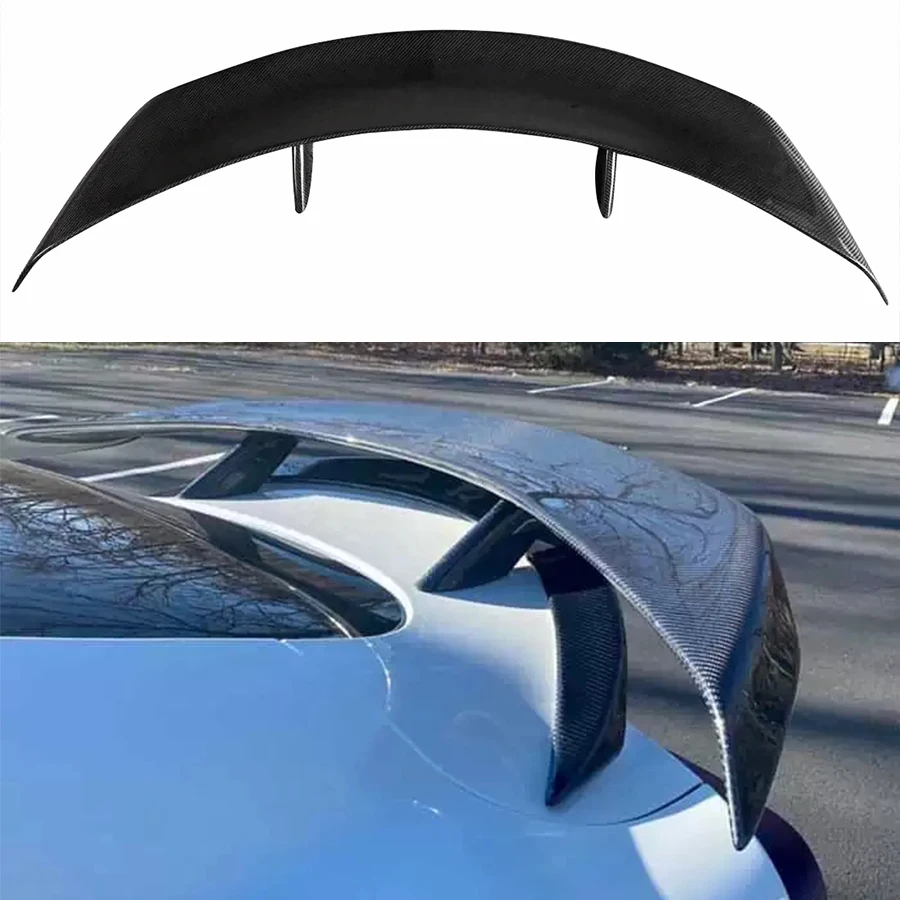 

For Toyota Supra A90 A91 MK5 2019+ High quality Carbon Fiber Tail fins Rear Trunk Spoiler Guide Wing Rear Wing body kit