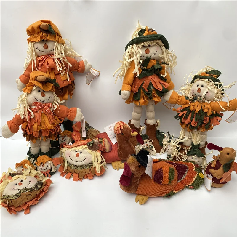

Scarecrow Decoration Dolls/Scarecrow Gifts Halloween Harvest Turkey Decoration Dolls Halloween Decoration Cosplay Decorations