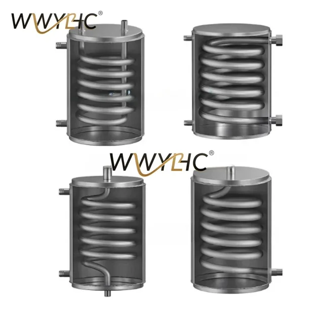 Échangeur de chaleur à serpentin frigorifique pour condenseur, refroidissement, chauffage, convection, distillation, économie d'énergie 1