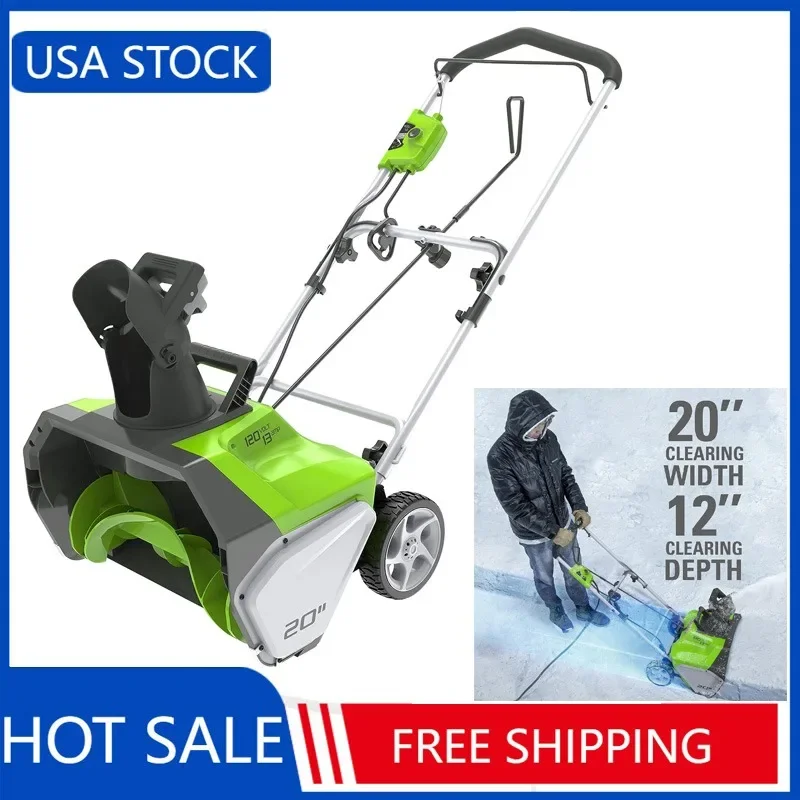 

Greenworks 13 Amp 20-Inch Corded Snow Blower, 2600502