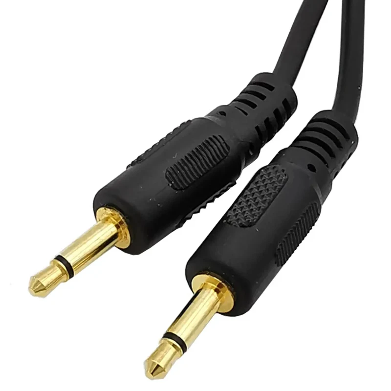 Gold plating Male to Male TS Mono 3.5mm Auido Cable Line 3.5 TS Male Audio Line Cable 3.5 Mono Audio Wire Cord TS Mono 3.5mm 3.5