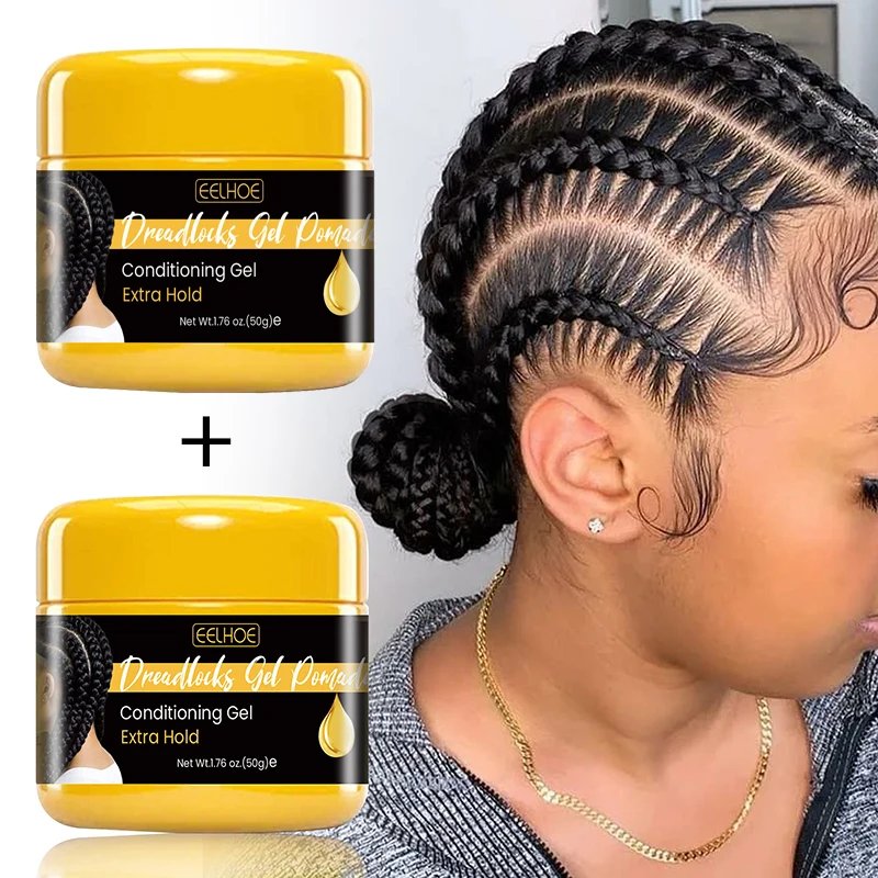 

African hair products Long braid gel hair wax long-lasting anti shedding shaping dirty braids luster Hair Styling Waxes & Cream