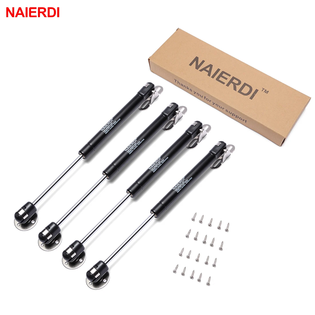 Furniture Gas Spring Hinges 10-15KG Kitchen Cupboard Cabinet Hydraulic Hinge Door Strut Lid Support 4PCS NAIERDI Furniture Hinge Cabinet Door Hinges Cabinet Hinges