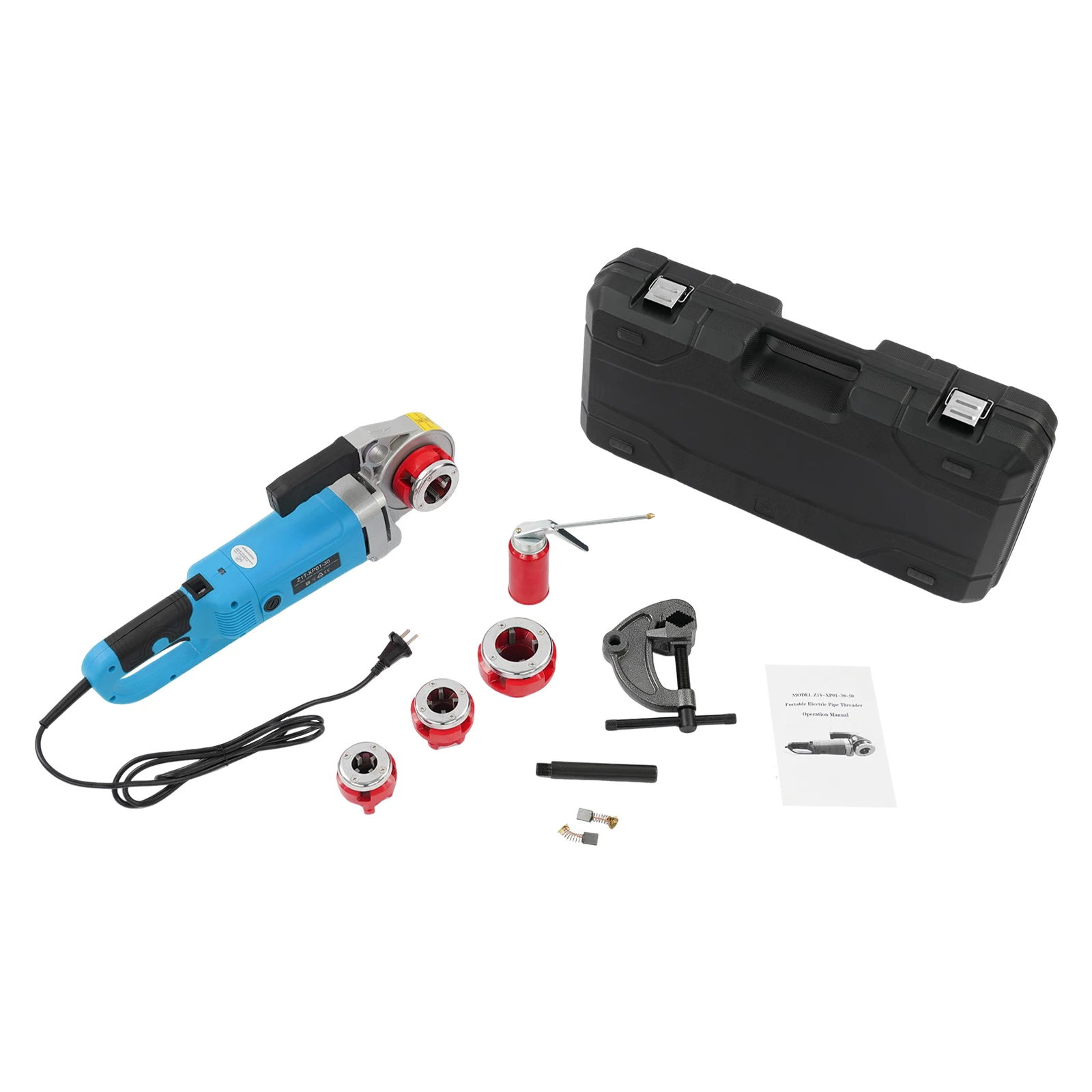 2000W Elektrische Rohrgewindeschneidmaschine mit 4 Gewindeschneidköpfen, 22 U/min, für verzinkte Eisenwasserrohre mit einem Durchmesser von 20,9-41,9 mm ﻿ – Detail 2