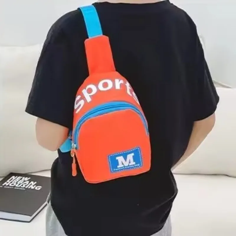 Mini Cute Letter Printed Boys Girls Shoulder Bag Fashion Kids Backpack Kindergarten Preschool Students Travel Messenger Bags