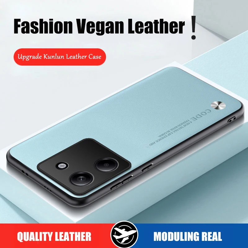 Luxury PU Leather Shockproof Phone Case - Full Protection Cover