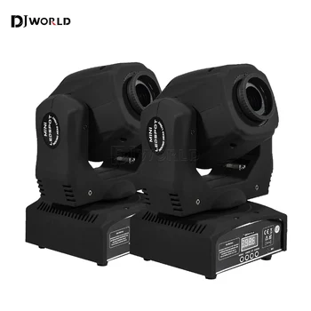 LED 고보 무빙 헤드 라이트 스팟 패턴, 수동 초점 DMX 회전 LED 무대 패턴 조명, DJ 디스코 파티 쇼용, 60W, 2 개 세트