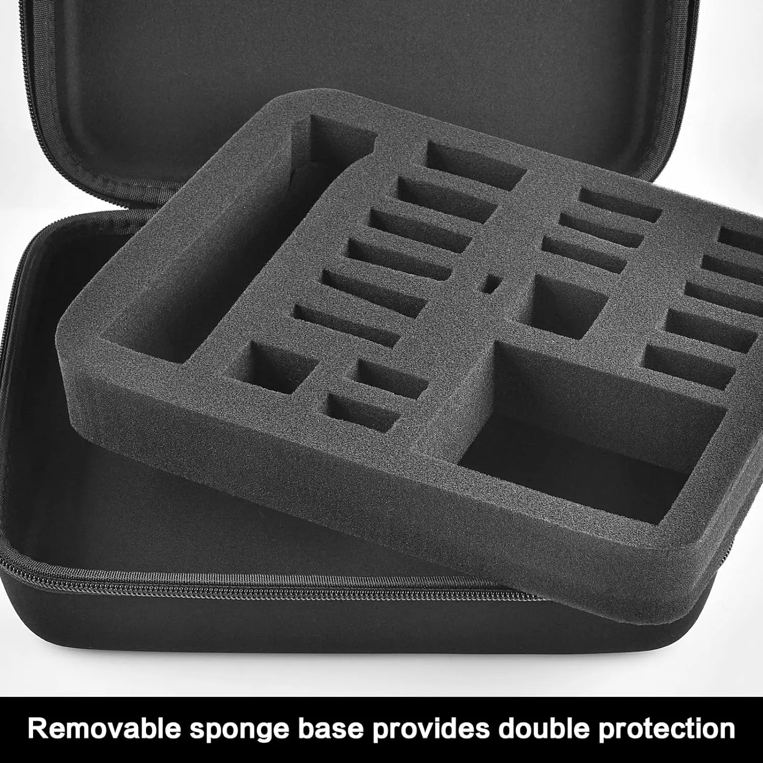 Deluxe Carrying Case for Men's Grooming Kit and 18-Piece Trimmer Set