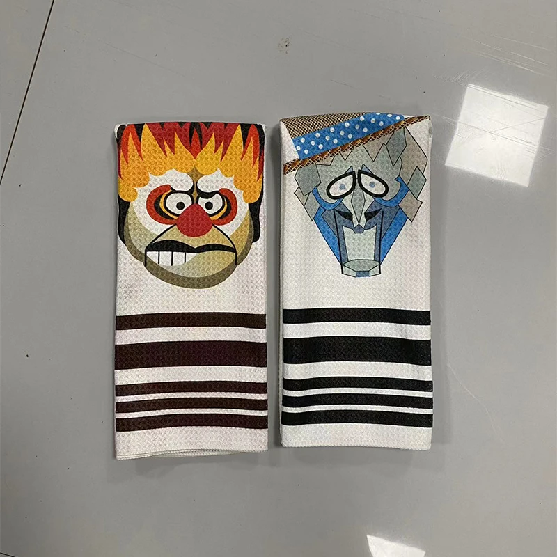 Cotton Towel Face Towel Thickened Towel Christmas Printed Cotton Fiber Hand Towel Home Bathroom Wash Face Set