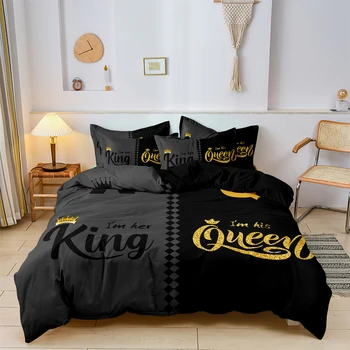 Crown Print Bedding Set 3