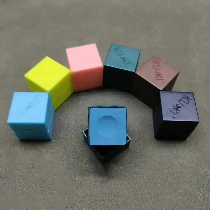 3pcs Rubber Billiard Chalk Holder Multicolor Billiard Cue Accessories Snooker Chalk Holder