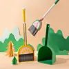 Small Broom With Dustpan For Kids Fruit Design Cleaning Tool Little Housekeeping Helper Set House Cleaning Tools For Boys And 2