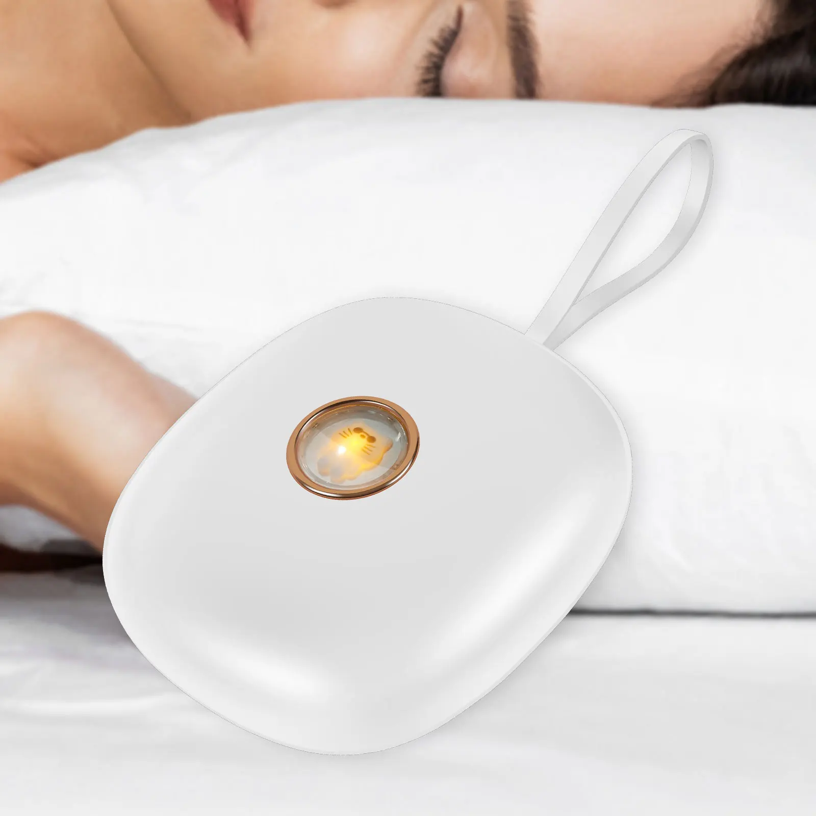 Compact Vibrating Alarm Clock with Dual Alerts and LED Display