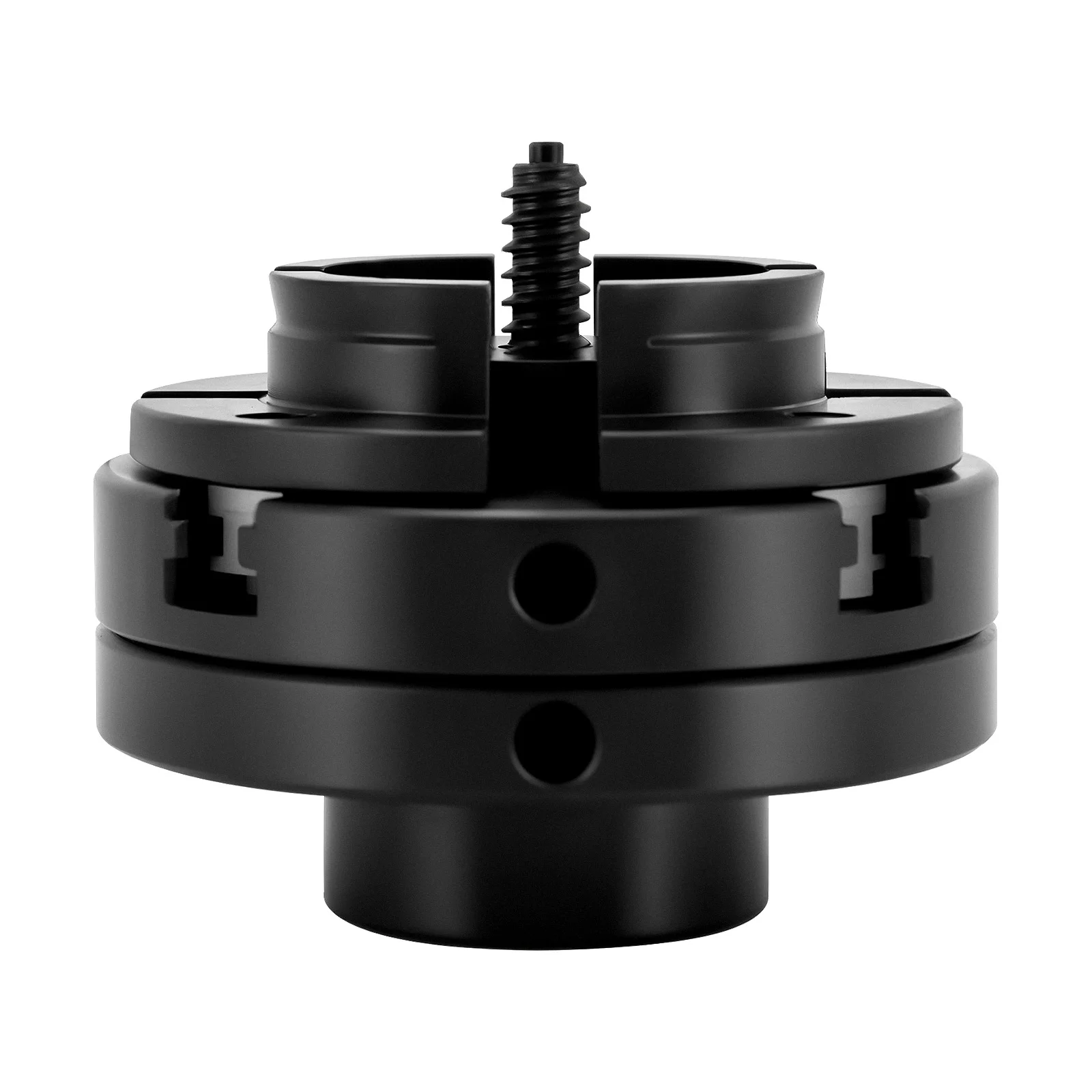 4-Jaw Chuck M33 3.5mm Independent Self-Centering,1.54-2.99in(39-76mm) Clamping Range with T-Shaped Wrench for Wood Metal Lathe