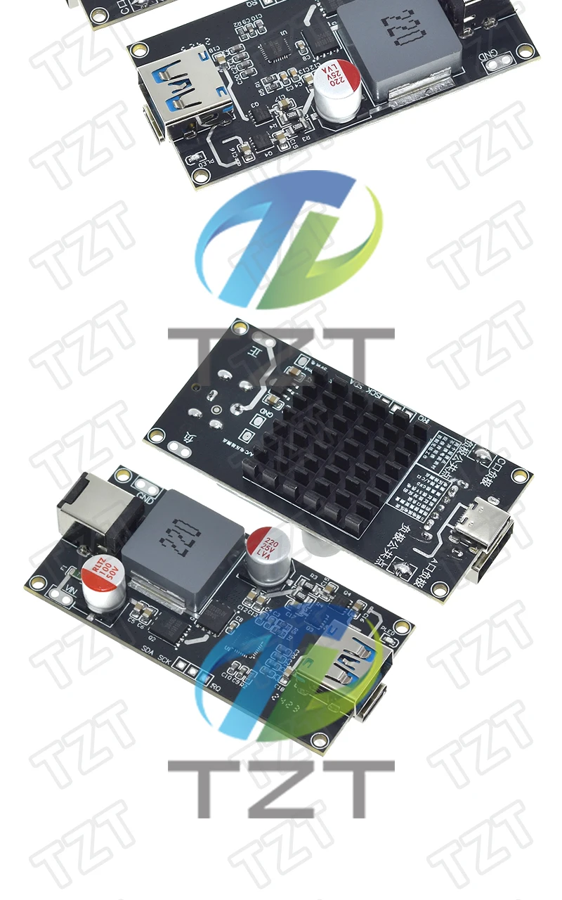 TZT DC 6-30V 140W Multi Protocol Desktop Intelligentes Schnelllademodul High-Power für QC4.0+/5.0 PD PPS FCP SCP SFCP AFC – Detail 4