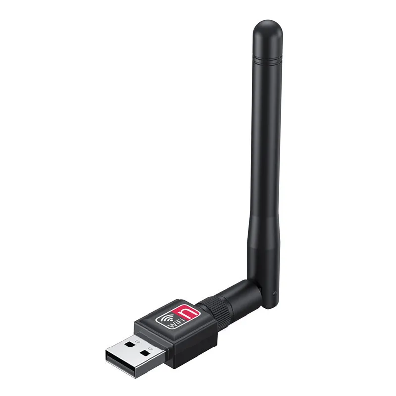 150Mbps Mini USB WiFi Adapter 2.4GHz Wireless Network Card Wi-Fi Receiver Dongle with Antenna 802.11 b/g/n for PC Laptop wifi network card