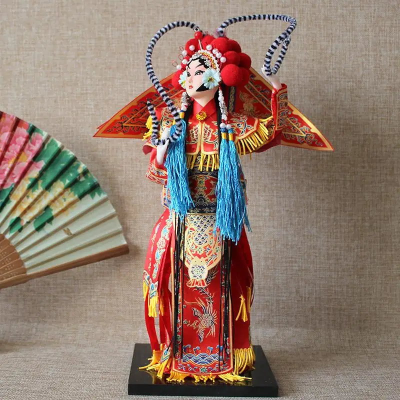 

Beautiful Beijing Opera dolls Chinese style Peking Opera doll Silk doll Beijing special gifts Chinese cultural doll Rag doll