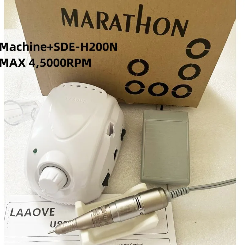 65W BT Marathon Champion-3 Control Box 35000RPM Handle Electric Nail Drill Polish Machine Manicure Nail Drill Set electric nail drill,manicure set,electric nail grinder,electric nail polisher