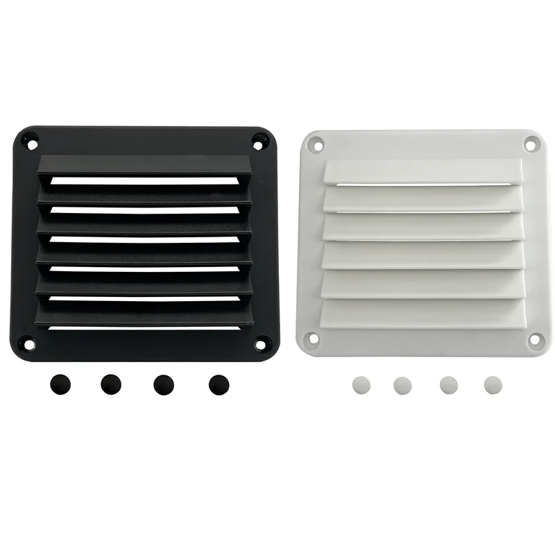 

ISURE MARINE Plastic Boat Hose Intake Vent Louvered Vents Ventilation Cover for Boats Hull