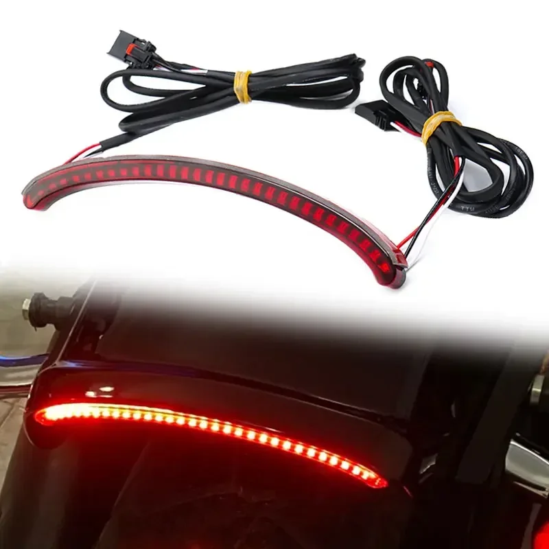 Feu Arrière Ensemble De Clignotants LED Pour Garde-Boue Arrière De Moto, Feu De Freinage Pour Har&Ley Softail Fat Bob FXFBS 114 FXFB 107 2018-up