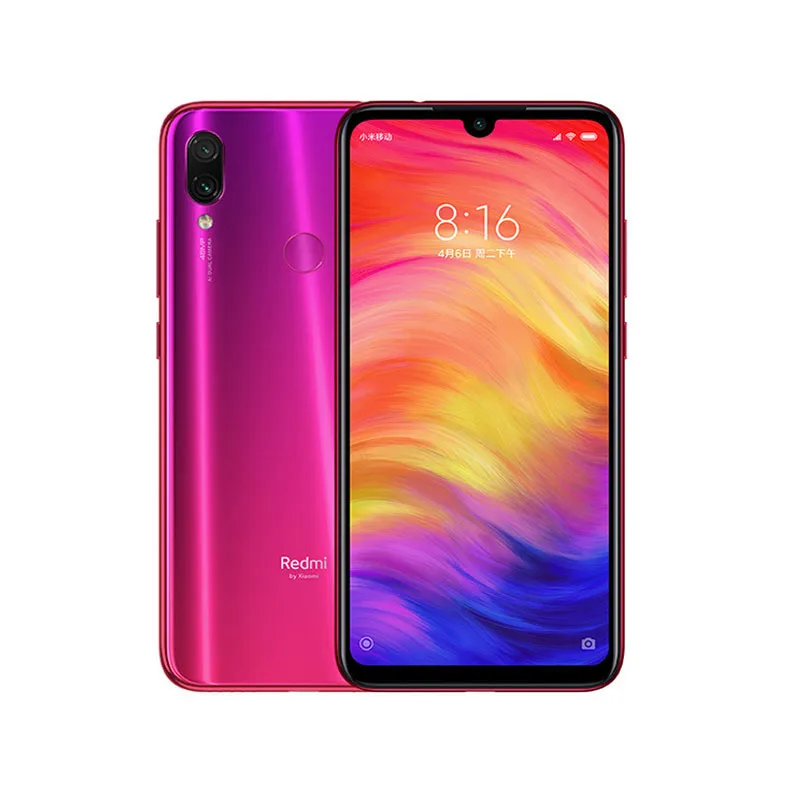 Xiaomi Redmi Note 7 6G 64G Global firmware Cellphone Original Smartphone Snapdragon 660 Posterior fingerprint used phone 3
