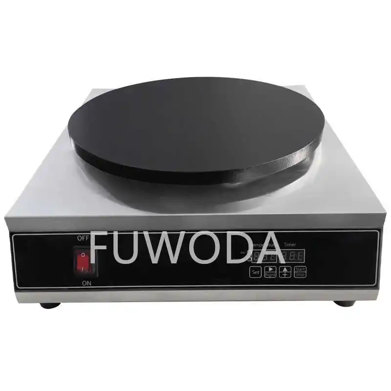 110V 220V Commercial Electric Crepe Making Machine Digital Temperature Control Pancake Machine Frying Machine Baking Machine 2