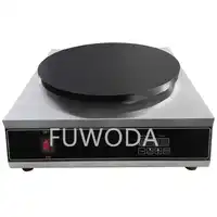 Non-Stick Electric Crepe Pan With Timer Desktop Pancake Maker Spring Roll Pizza Cooking Maker Handle Batter Spreader Machine 2