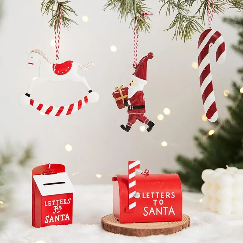 Christmas Decorations Christmas Party Nordics Christmas Decoration Metal Pendant Tree Room Party Holiday Decoration Ornaments
