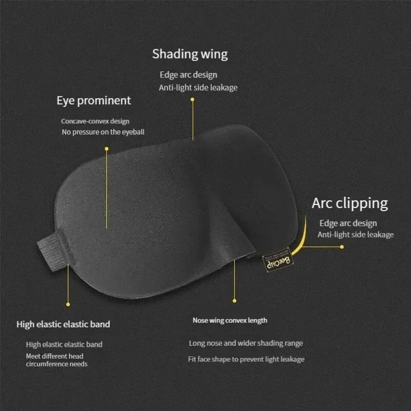 eye mask 3D natural sleeping soft portable for women men travel 1Pcs