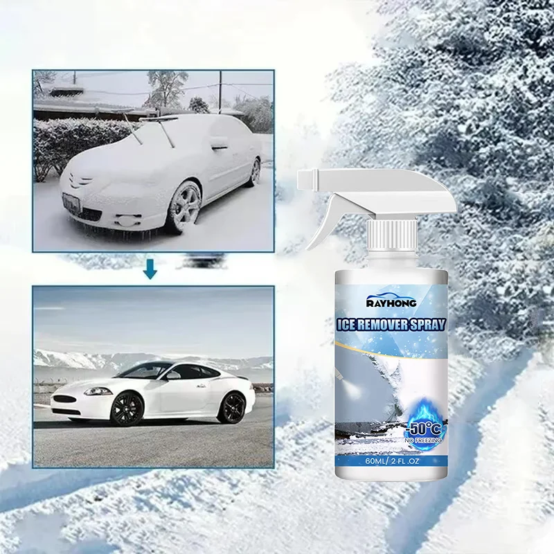 car Ice Scrape liquid Car Window Glass Cleaning liquid Windshield Snow Remove Shovel Cleaning Spray home Window Glass Clean Tool