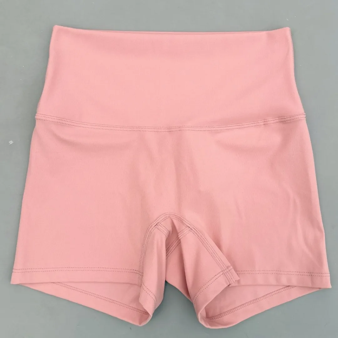Solid Color tight Women Fitness Sport Short High Waist Yoga Short Legging Squatting Proof Comprehensive Training Jog AthletiC 5