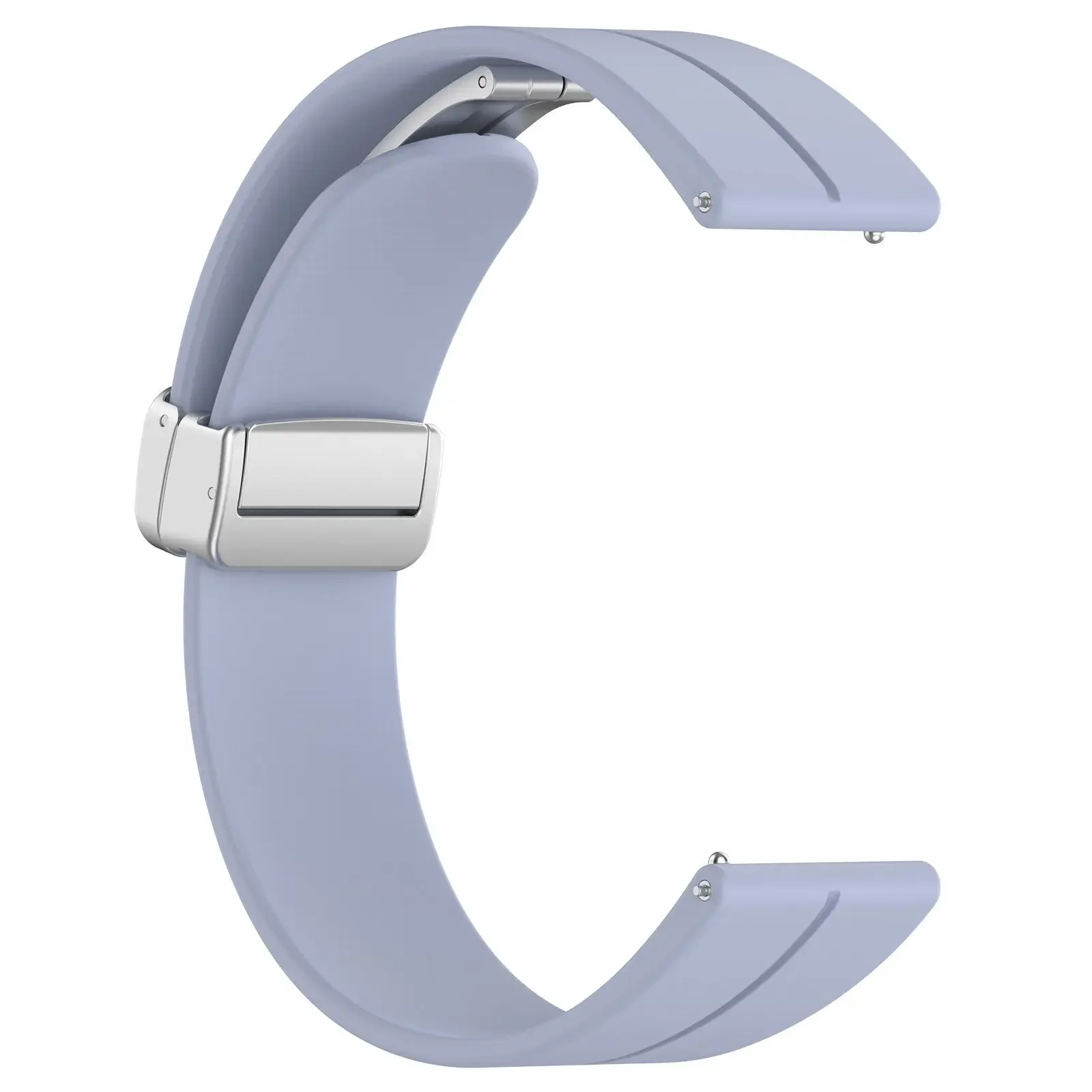 Magnetic Folding Buckle Silicone Band - Universal Fit, 20-22mm Strap