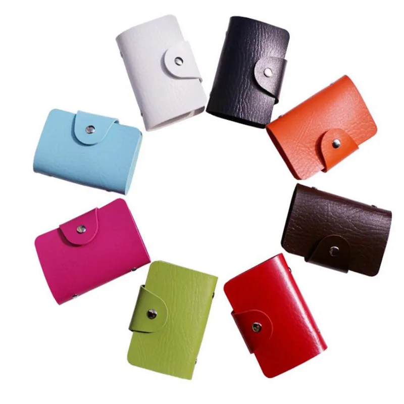 PU Leather Card Case for Men Women
