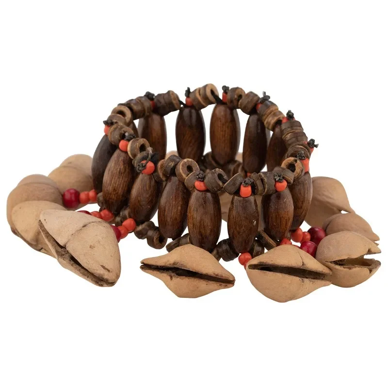 Children percussion instruments fruit shell rattle nut wind ring sound bundle accompaniment healing bells relax the body musical percussion instruments