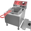 Deep Fryer with Basket Commercial 12L/24L Electric Countertop Fryer Stainless Steel Deep Fryers for Restaurant Home Use 1