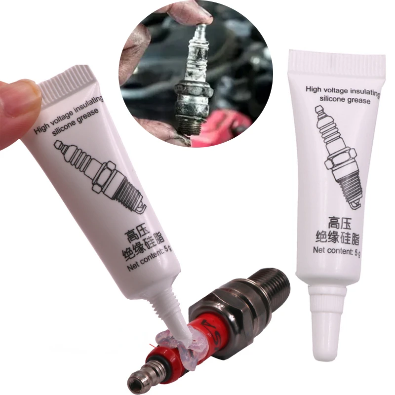 3pcs Car Spark Plug Insulating Silicone Grease for Ignition Coil