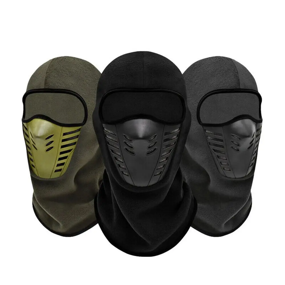 

Winter Thermal Balaclava Motorcycle Face Mask Helmet Liner Waterproof Windproof Full Face Cover Scarf Hat Outdoor Sports Ear Cap