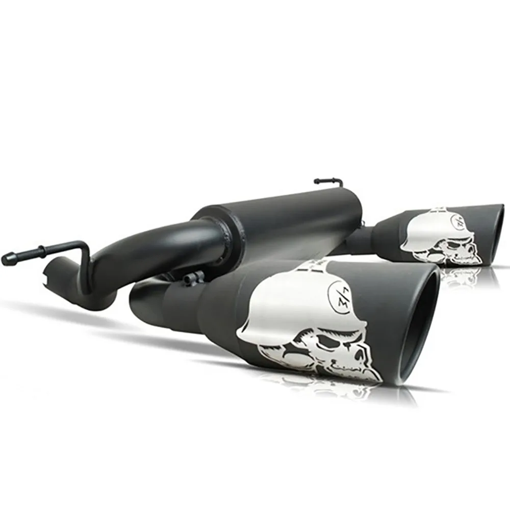 EXHAUST TIP KITS FIT FOR JEEP WRANGLER JK 2007- RUBICON DOUBLE EXHAUST PIPE MODIFIED 4X4 OFF-ROAD CAR MUFFLER SYSTEM
