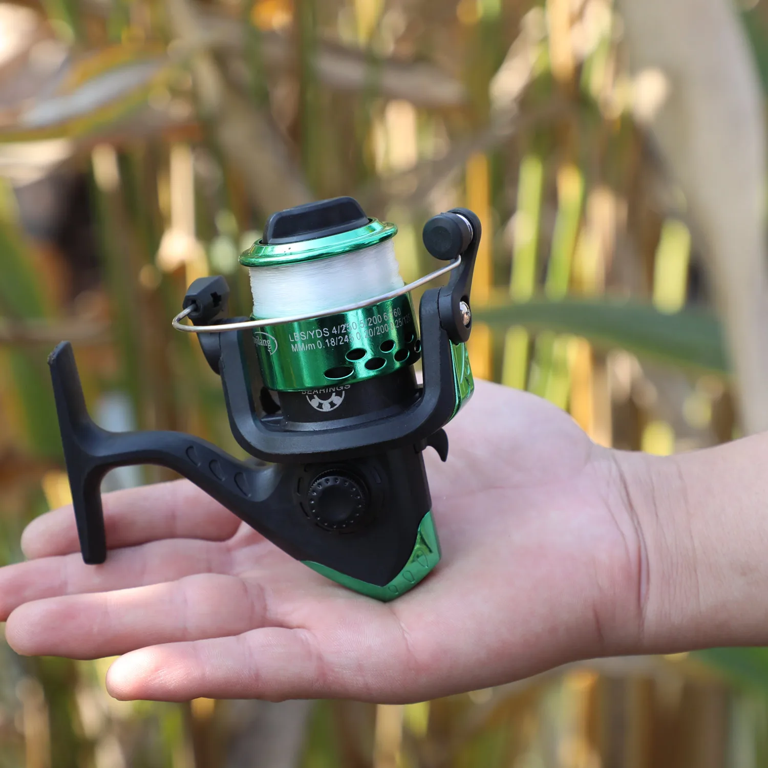 Sougayilang Mini Spinning Reel High Speed 5.2:1 Strong Gear Ratio Left Right Interchangeable Lure Ice Fish Reel Novice Scroll spinning fishing reels fishing reels