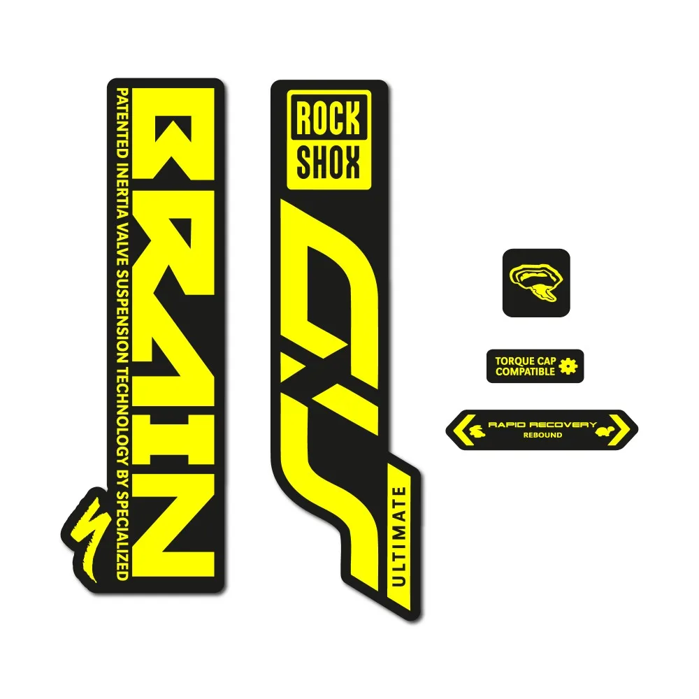 Adesivi Compatibili Con Forcella Star Sam Bike Rock Shox Sid Cervello Ultimate 2019 1 Cmt