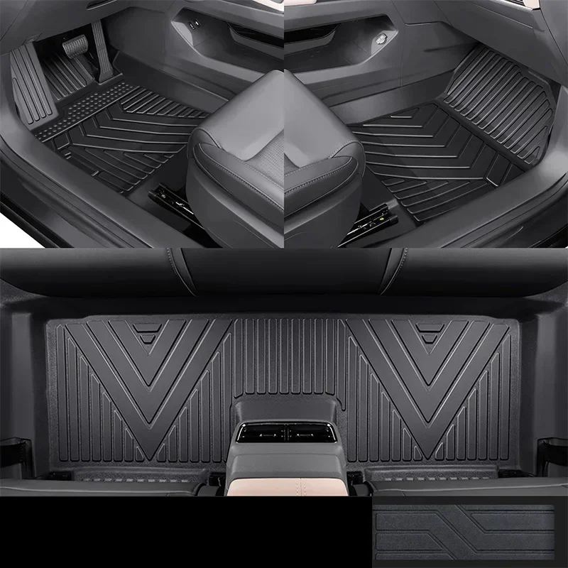 Lynk & Co 09 2021-2026-IN 6/7seat 연료 PHEV EMP LHD 모델 방수 진흙 카펫 발 전체 패드 용 TPE 소재 자동차 바닥 매트